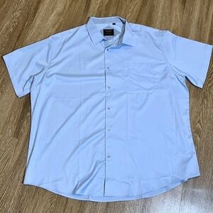 Flex Luxury Men's Sky Blue Casual Button Down Shirt NWOT